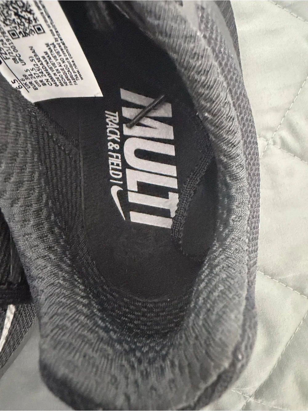 Men’s Grey Athletic track Running Shoes/ zoom rival multi